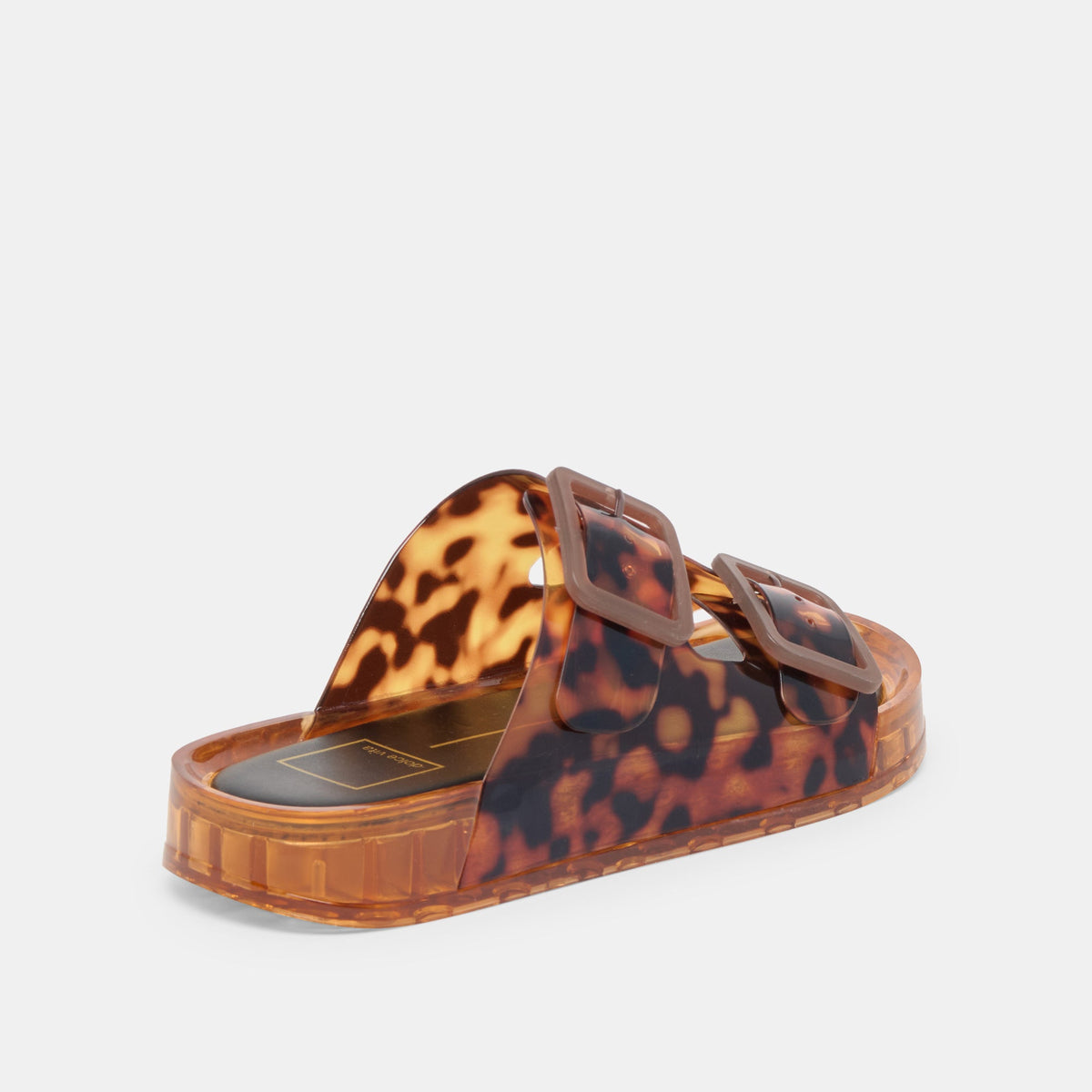 Julio Tortoise Vinyl Sandals | Dolce Vita