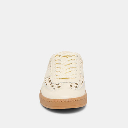 Notice Slide Woven Off White Woven Stella Sneakers | Dolce Vita