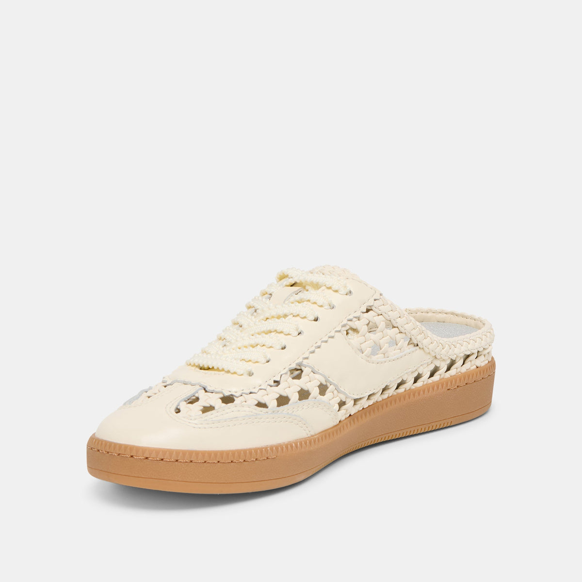 Notice Slide Woven Off White Woven Stella Sneakers | Dolce Vita