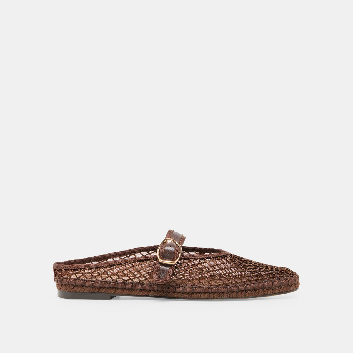 Milie Chocolate Woven Mesh Flats | Dolce Vita