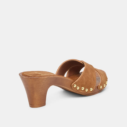 Averie Brown Nubuck Heels | Dolce Vita
