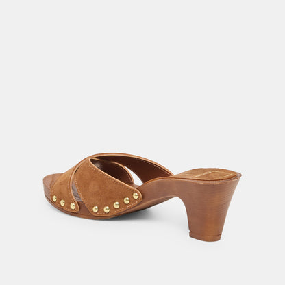 Averie Brown Nubuck Heels | Dolce Vita