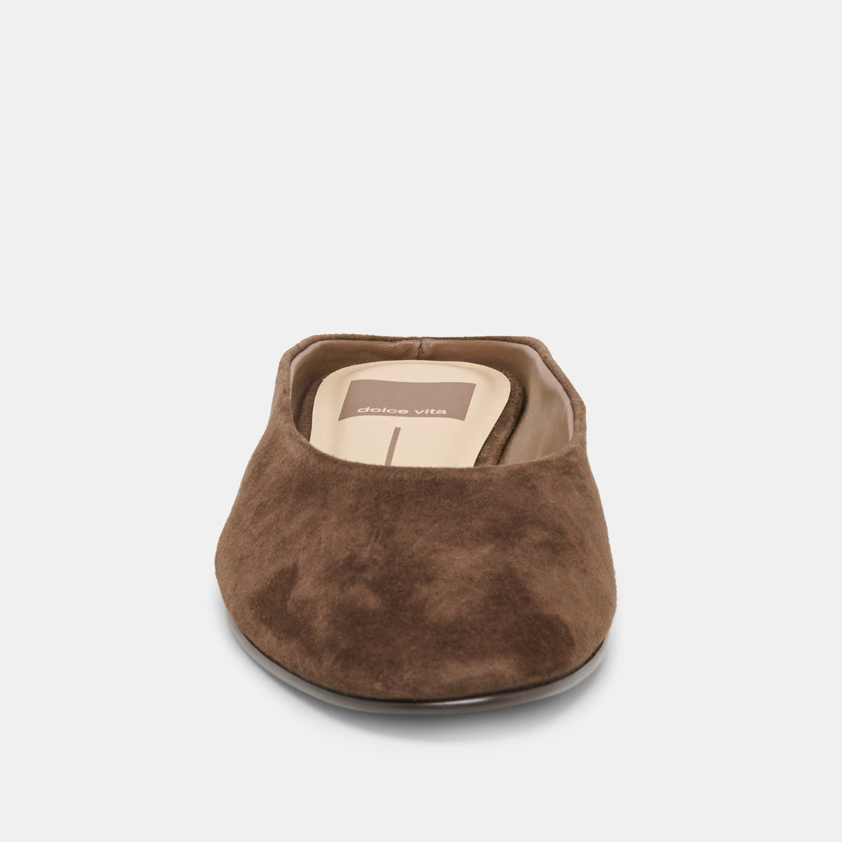 Eila Dk Brown Suede Flats | Dolce Vita