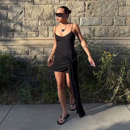 Jaina Black Leather Sandals | Dolce Vita