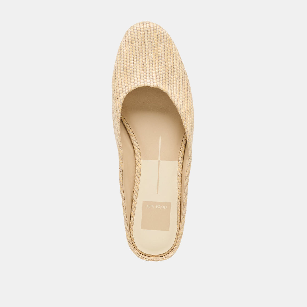 Eila Lt Natural Raffia Flats | Dolce Vita