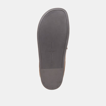 Jodero Dk Brown Suede Flats | Dolce Vita
