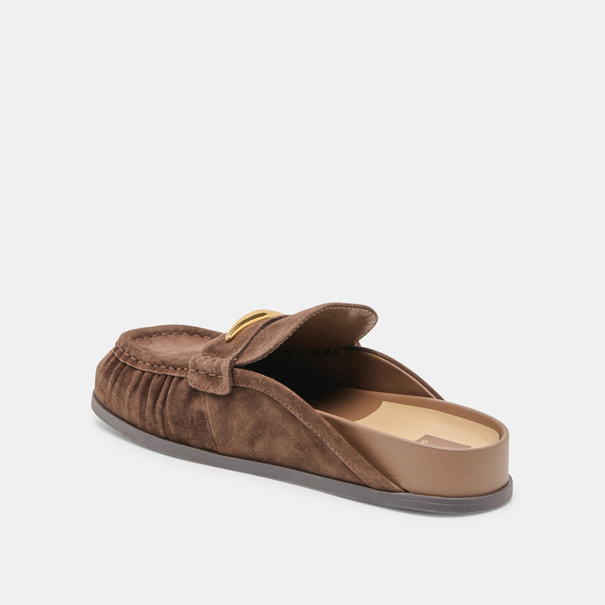 Jodero Dk Brown Suede Flats | Dolce Vita
