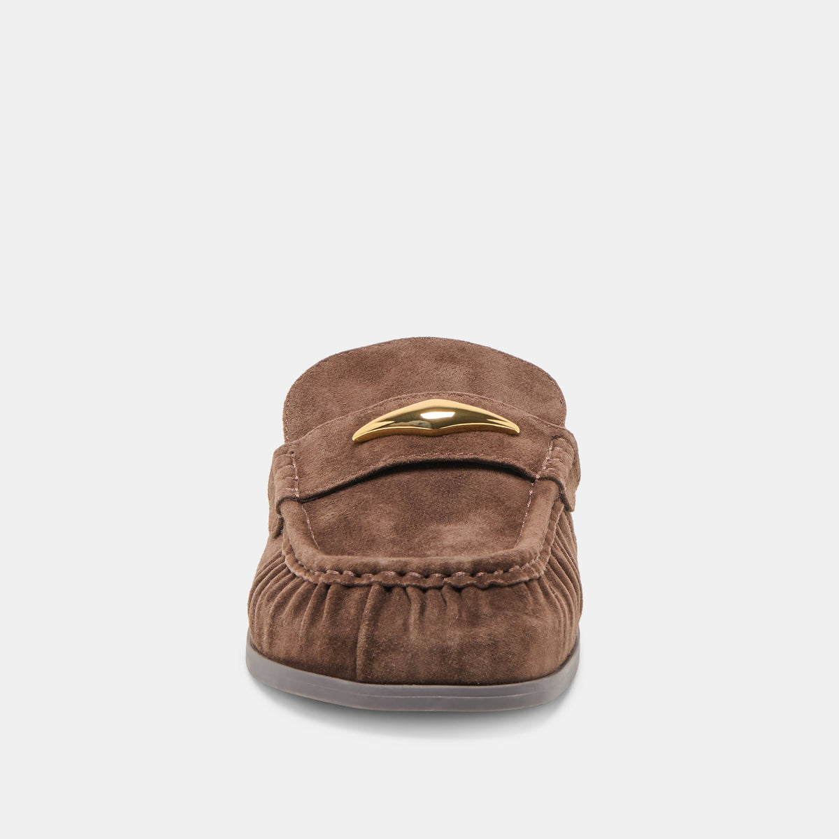 Jodero Dk Brown Suede Flats | Dolce Vita