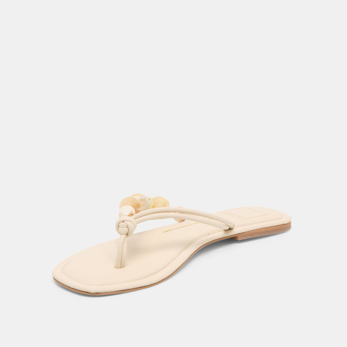 Cely Ivory Leather Sandals | Dolce Vita