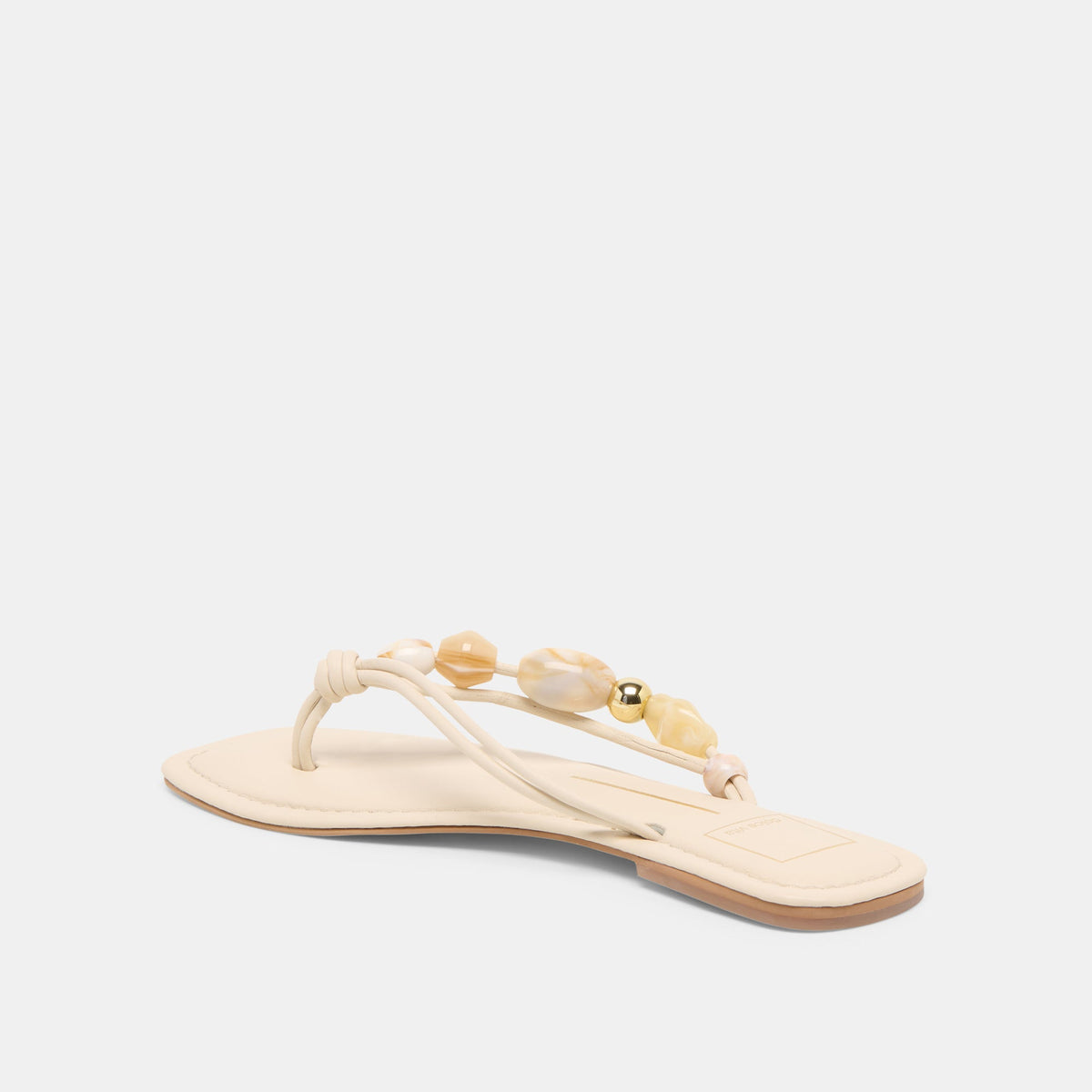 Cely Ivory Leather Sandals | Dolce Vita