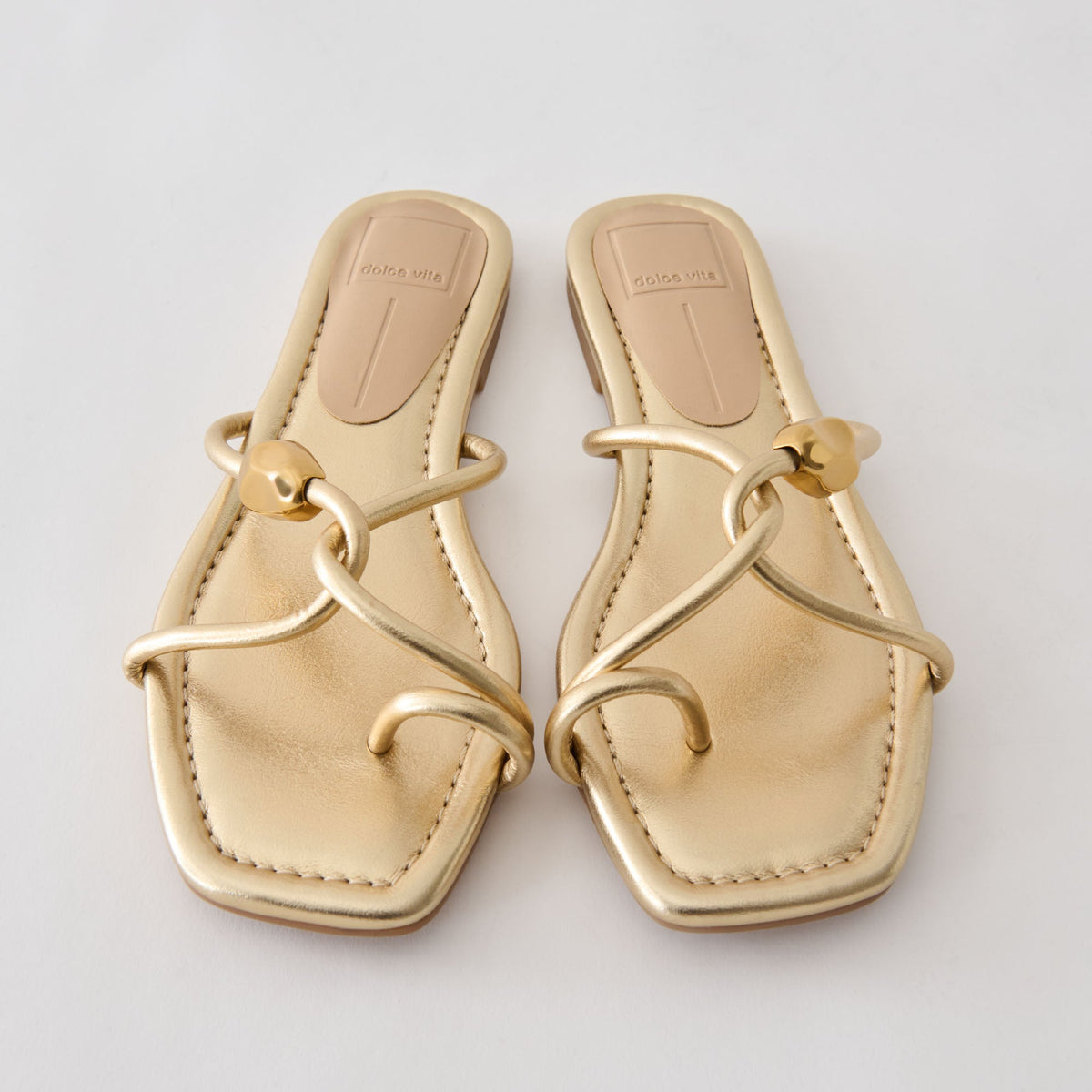 Louiz Gold Stella Sandals | Dolce Vita