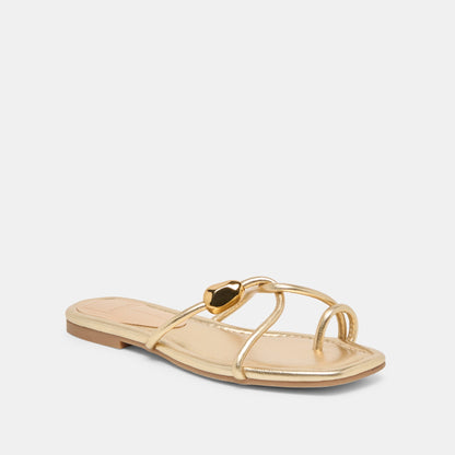 Louiz Gold Stella Sandals | Dolce Vita