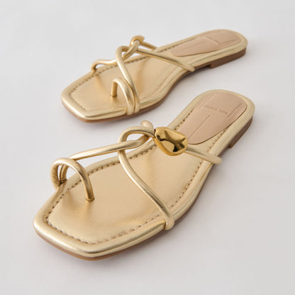 Louiz Gold Stella Sandals | Dolce Vita