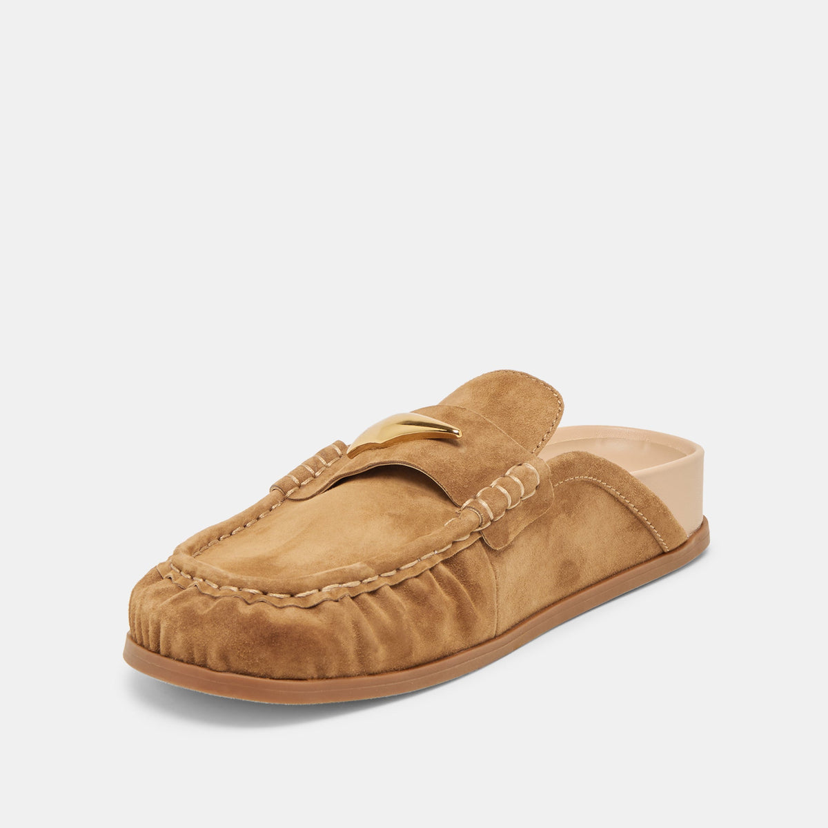 Jodero Lt Brown Suede Flats | Dolce Vita