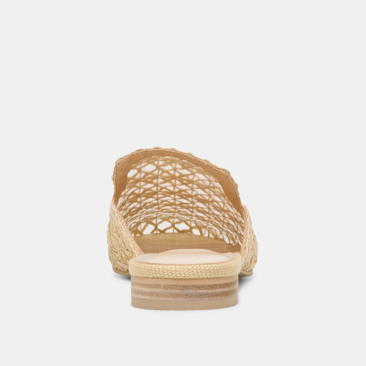 Kirt Lt Natural Cross Hatch Raffia Flats | Dolce Vita