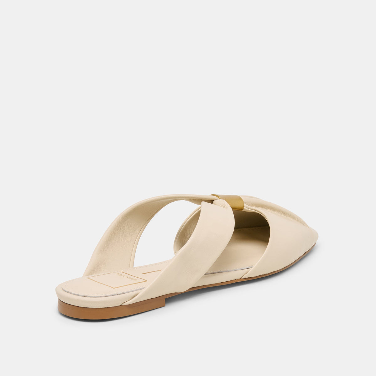 Franey White Leather Flats | Dolce Vita