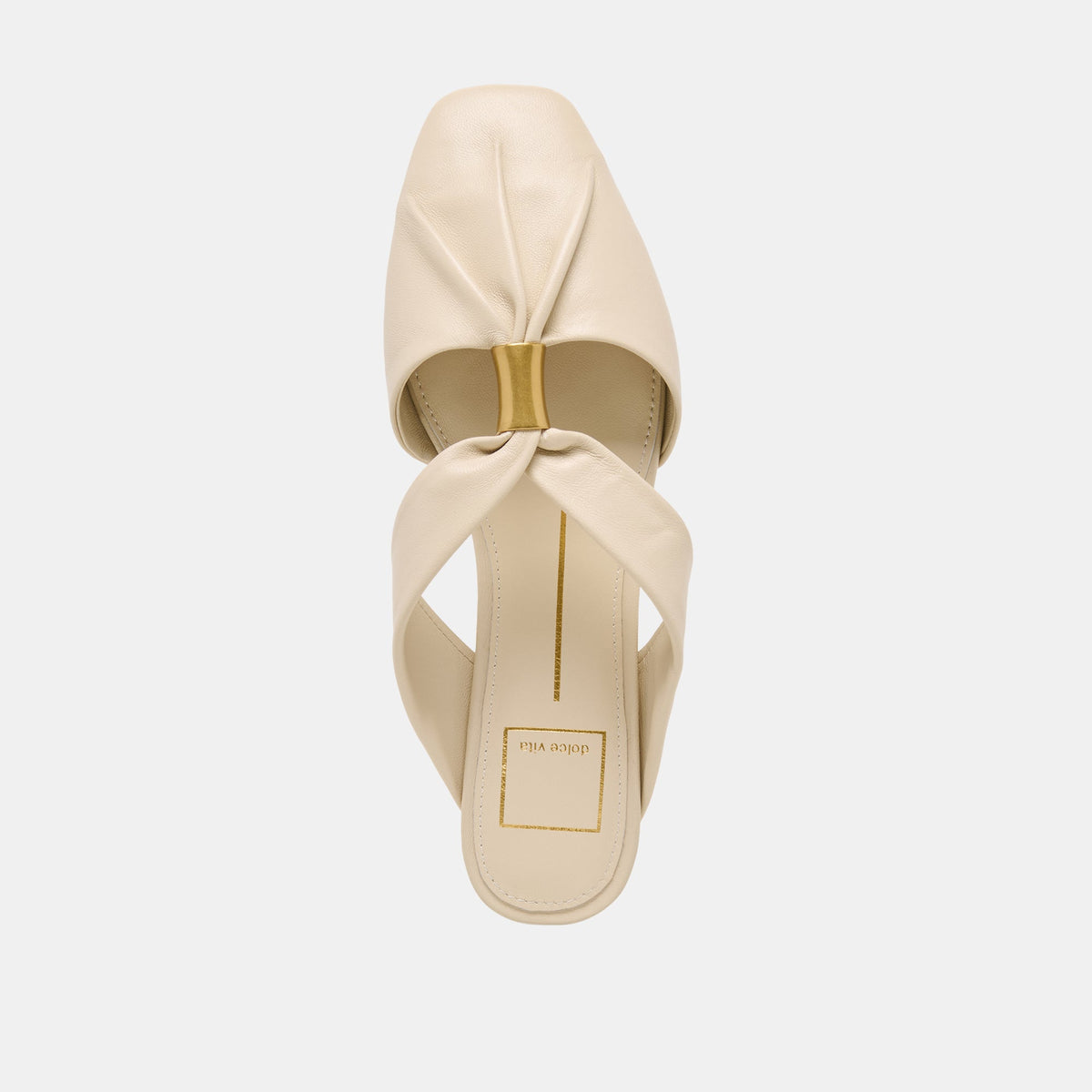 Franey White Leather Flats | Dolce Vita