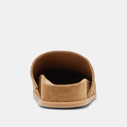 Joney Lt Brown Suede Flats | Dolce Vita