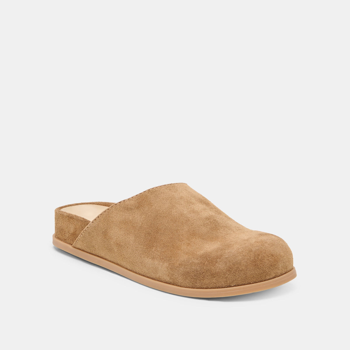 Joney Lt Brown Suede Flats | Dolce Vita