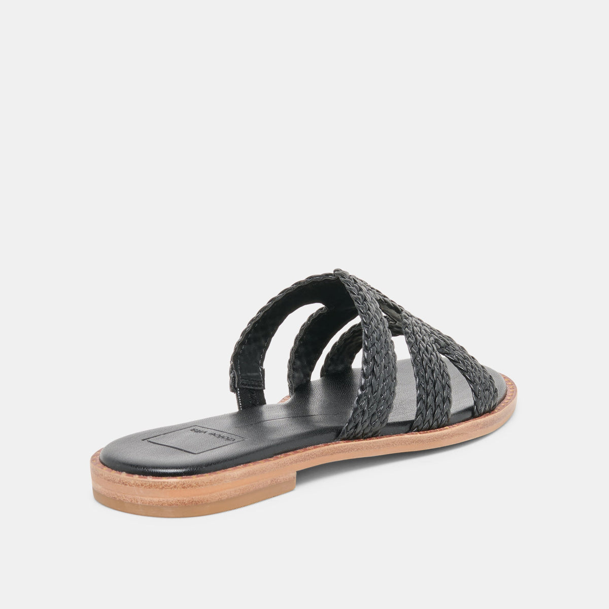 EMON Black Stella Slide Open-Toe Sandals | Dolce Vita