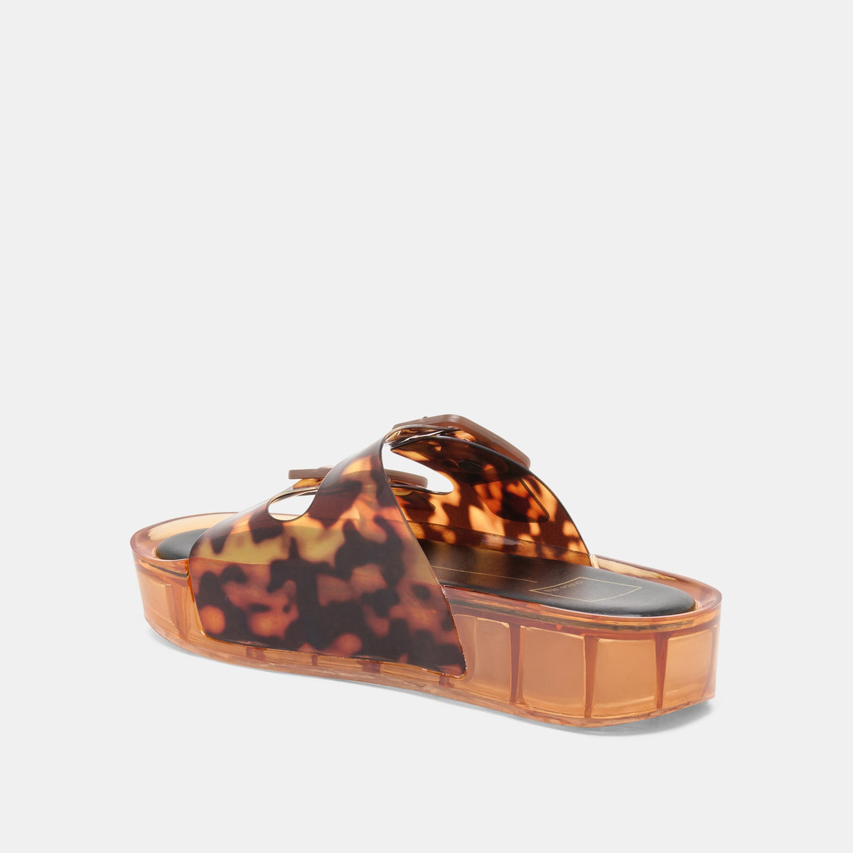 JULIO X Tortoise Vinyl Jelly Platform Sandals | Dolce Vita
