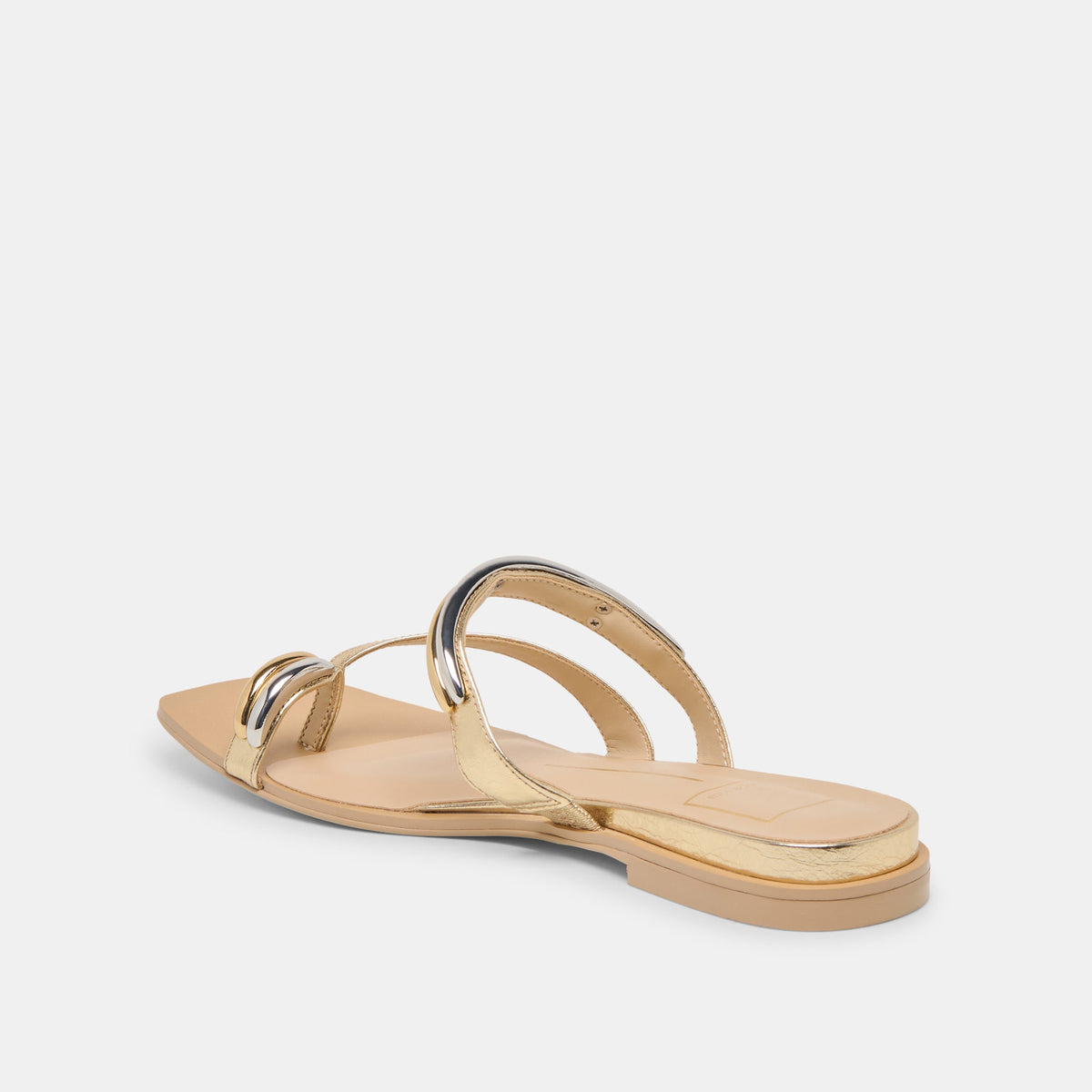 Tarina Gold Leather Sandals | Dolce Vita