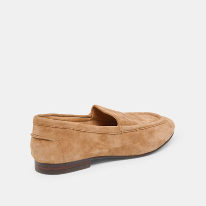 Mattie Camel Suede Loafers | Dolce Vita