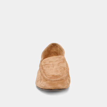 Mattie Camel Suede Loafers | Dolce Vita