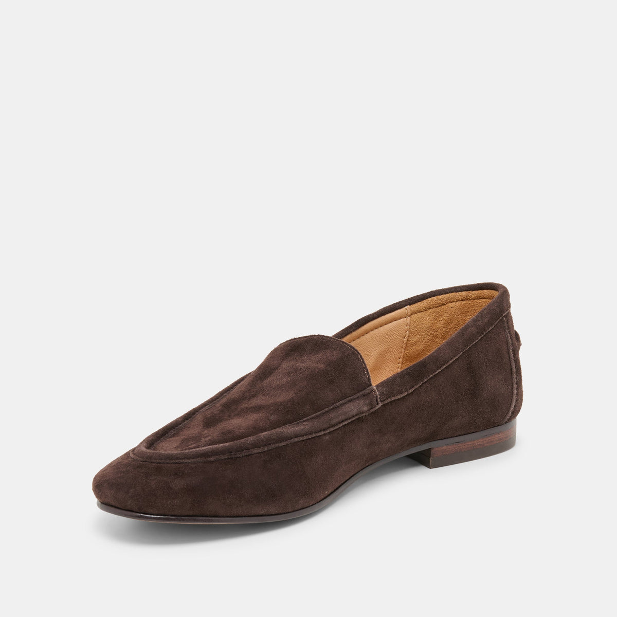 Mattie Dk Brown Suede Loafers | Dolce Vita