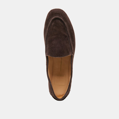 Mattie Dk Brown Suede Loafers | Dolce Vita