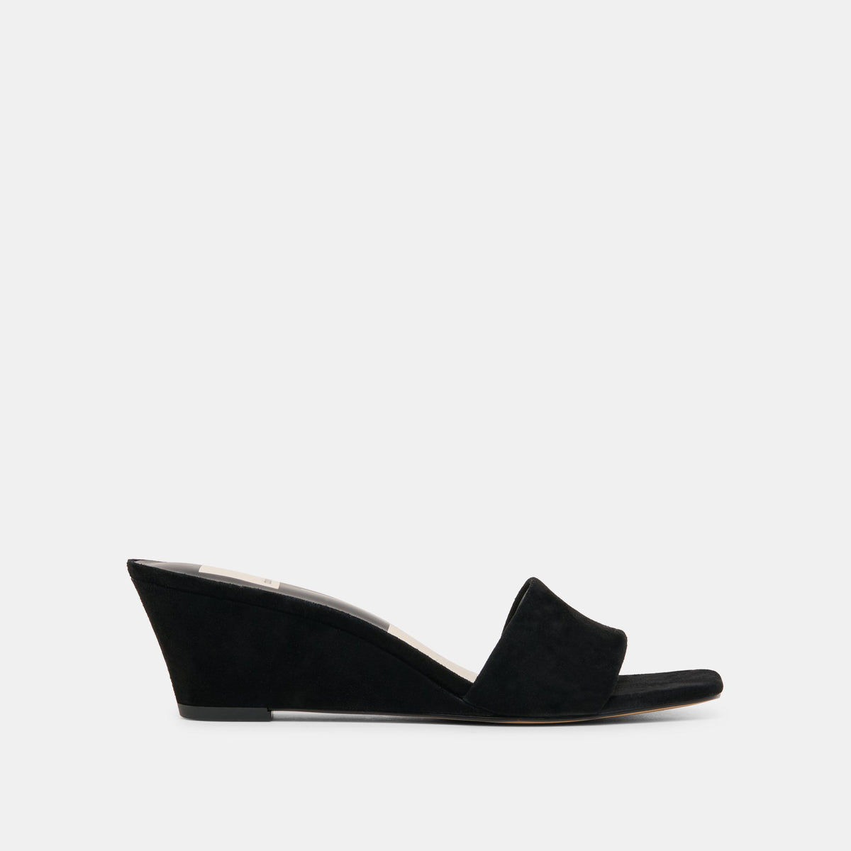 Qaily Onyx Suede Wedges | Dolce Vita