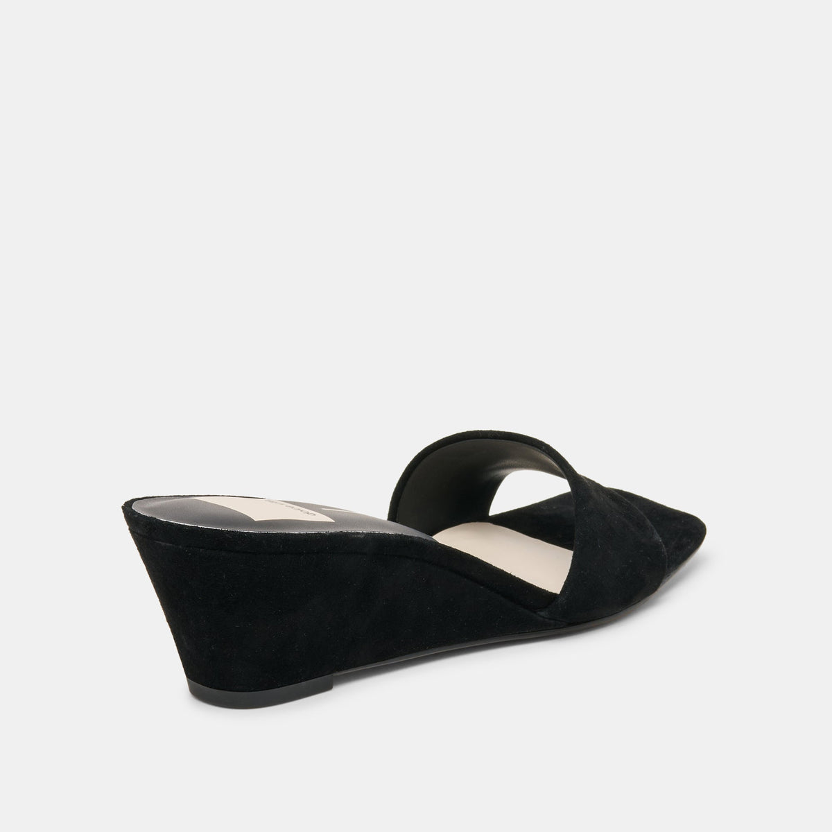 Qaily Onyx Suede Wedges | Dolce Vita
