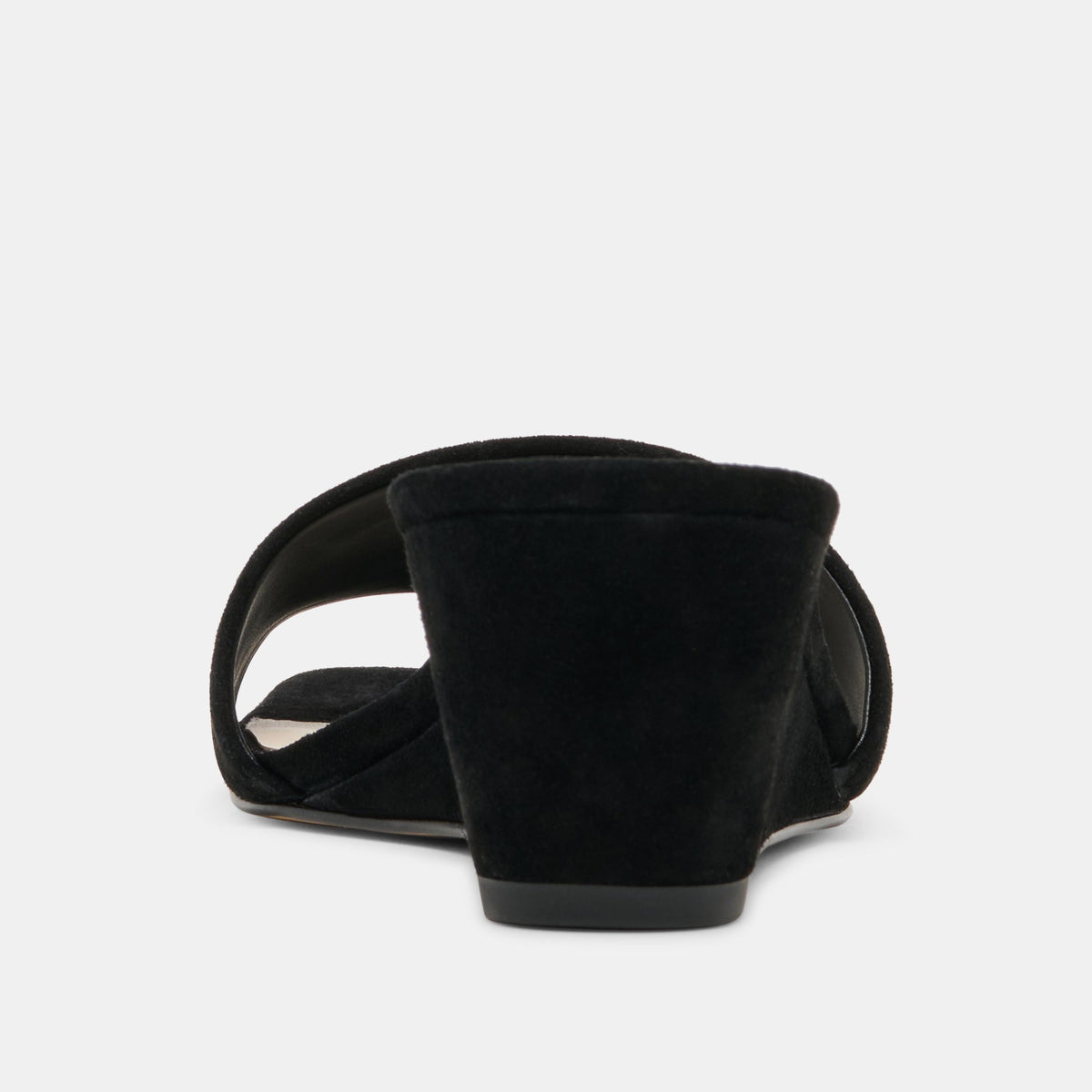 Qaily Onyx Suede Wedges | Dolce Vita