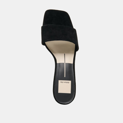 Qaily Onyx Suede Wedges | Dolce Vita