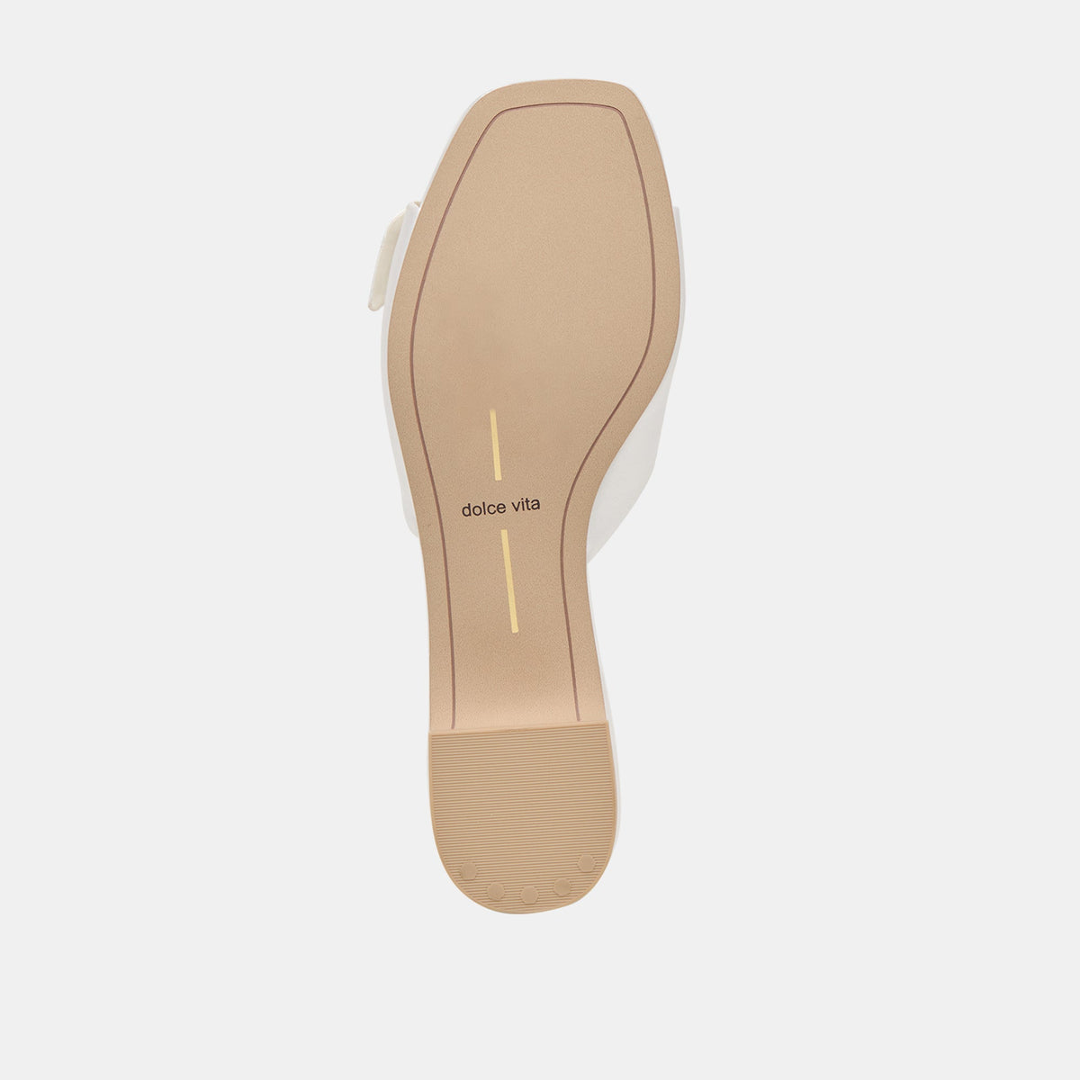 Edina True White Satin Sandals | Dolce Vita