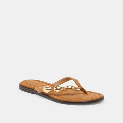 Juny Teak Suede Sandals | Dolce Vita