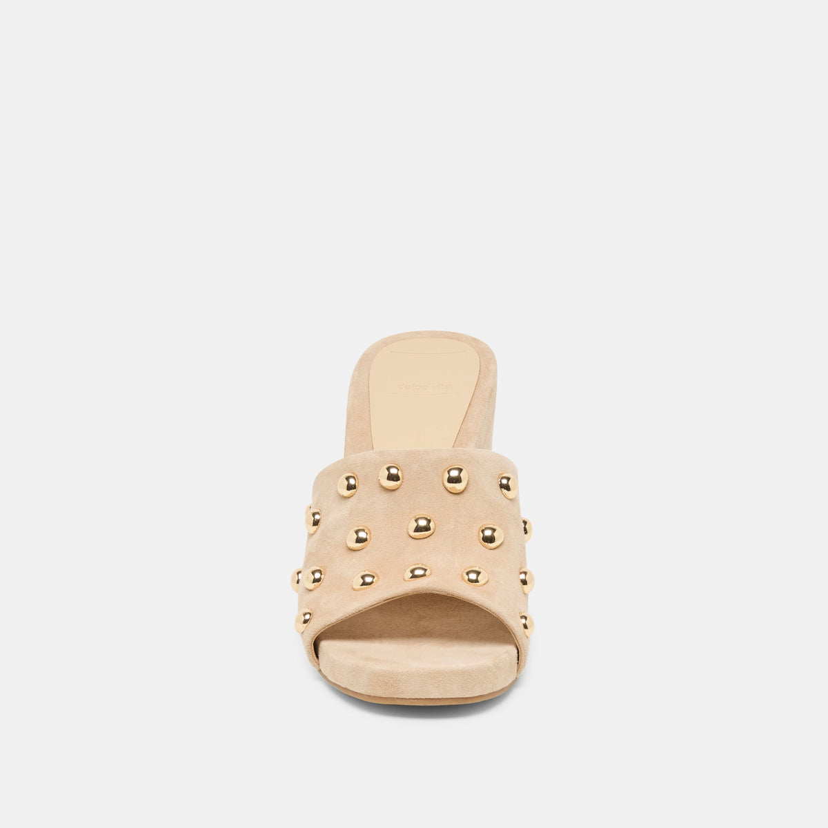 Holta Stud Camel Suede Wedges | Dolce Vita
