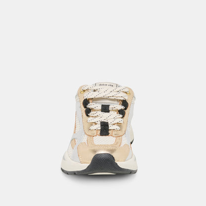 SWAYZY Metallic Multi Leather Platform Slip-on Sneakers | Dolce Vita