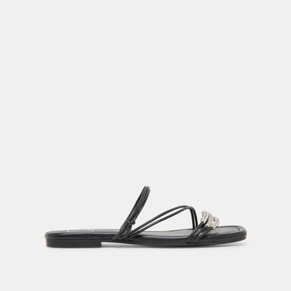 LYNDEE BEAD Black Stella Strappy Open-Toe Sandals | Dolce Vita