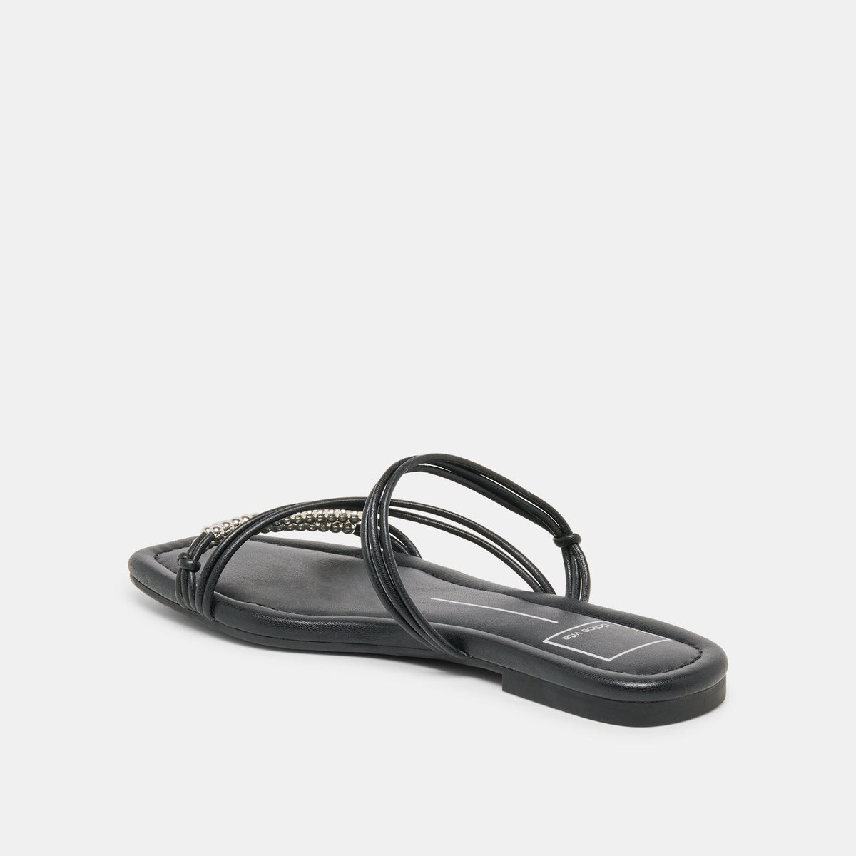 LYNDEE BEAD Black Stella Strappy Open-Toe Sandals | Dolce Vita