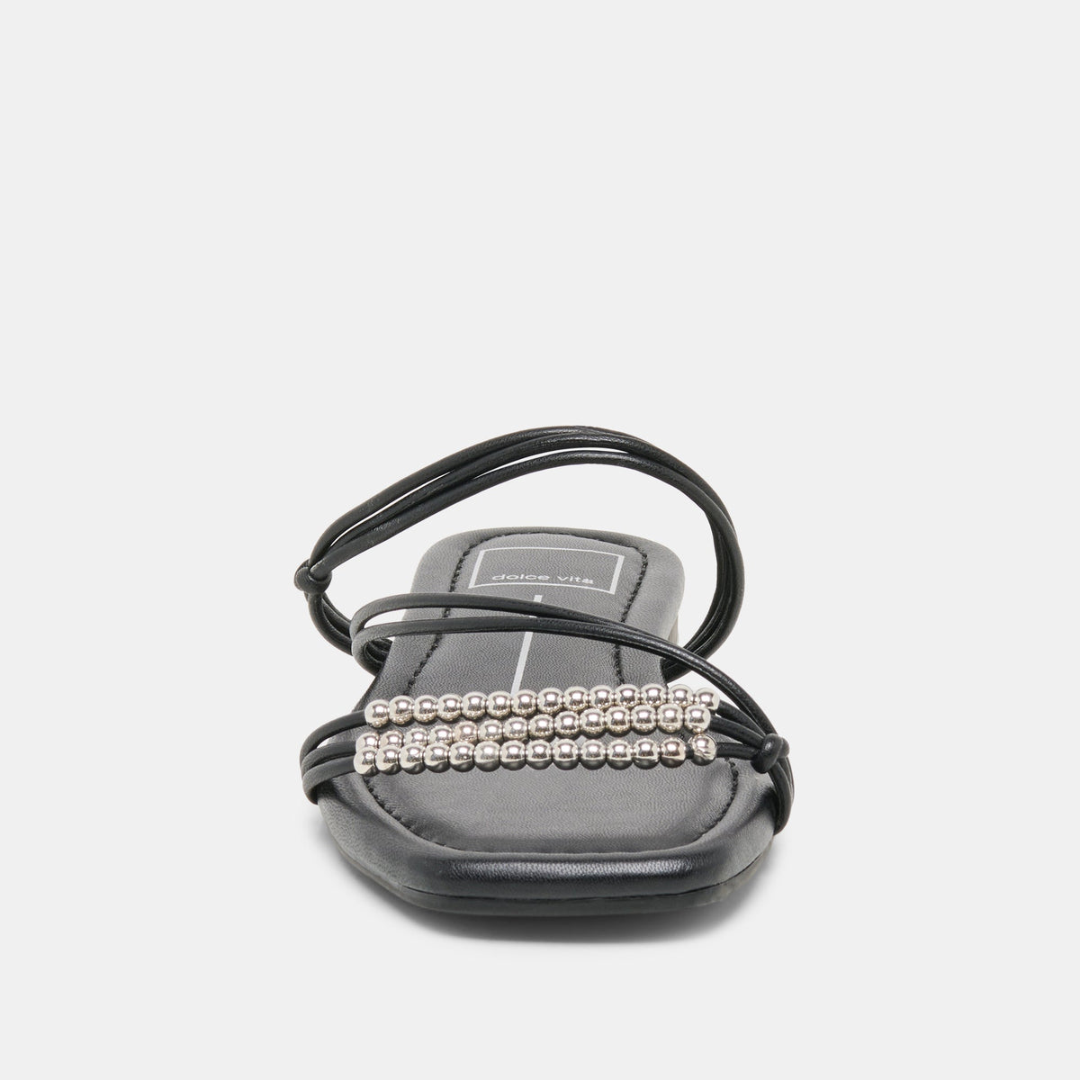 LYNDEE BEAD Black Stella Strappy Open-Toe Sandals | Dolce Vita