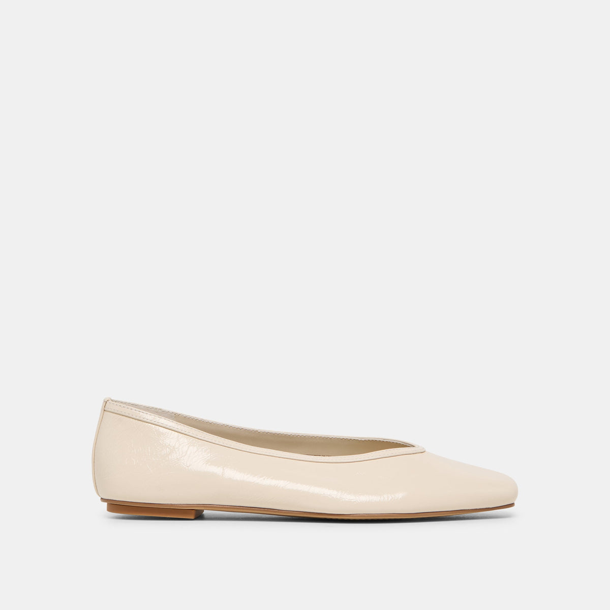 CARET Bone Leather Pointed-Toe Ballet Flats | Dolce Vita