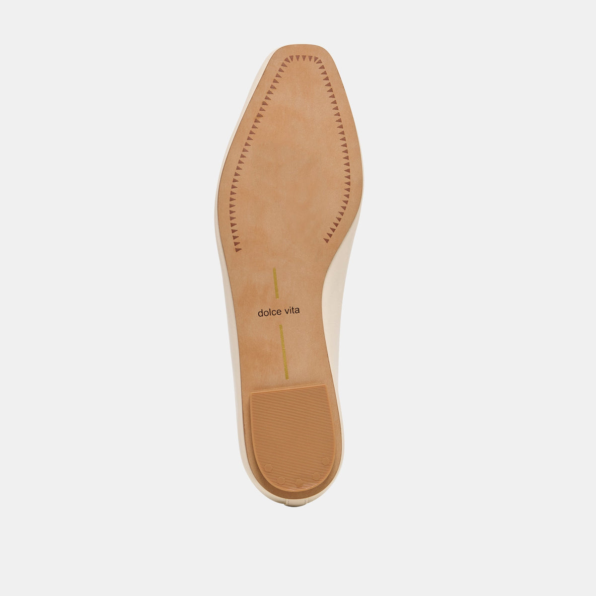 CARET Bone Leather Pointed-Toe Ballet Flats | Dolce Vita