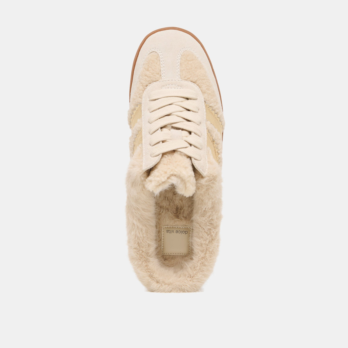 Merit Slide Plush Natural Multi Plush Sneakers | Dolce Vita