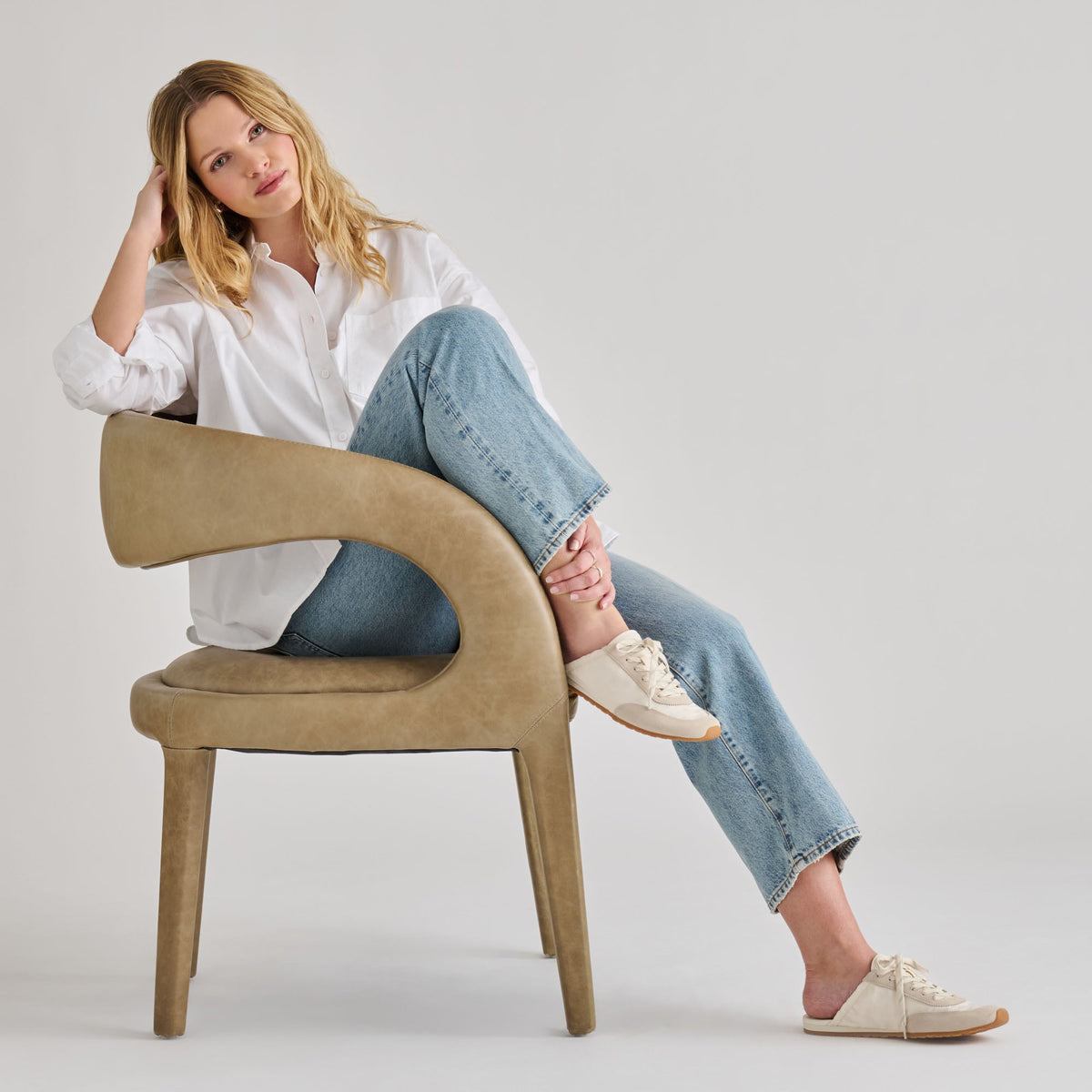 Daris White Nylon Sneakers | Dolce Vita