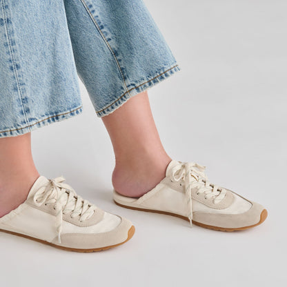 Daris White Nylon Sneakers | Dolce Vita