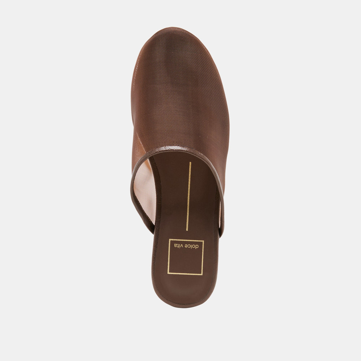Geni Chocolate Mesh Flats | Dolce Vita