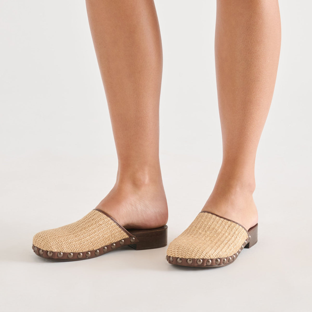 Alanis Lt Natural Raffia Flats | Dolce Vita