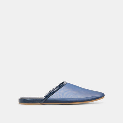 Geni Navy Mesh Flats | Dolce Vita