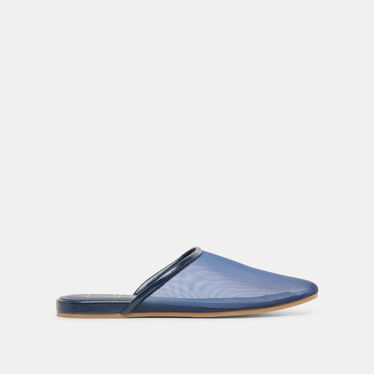 Geni Navy Mesh Flats | Dolce Vita